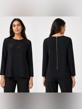French Designer Leo Guy Elegant Top.